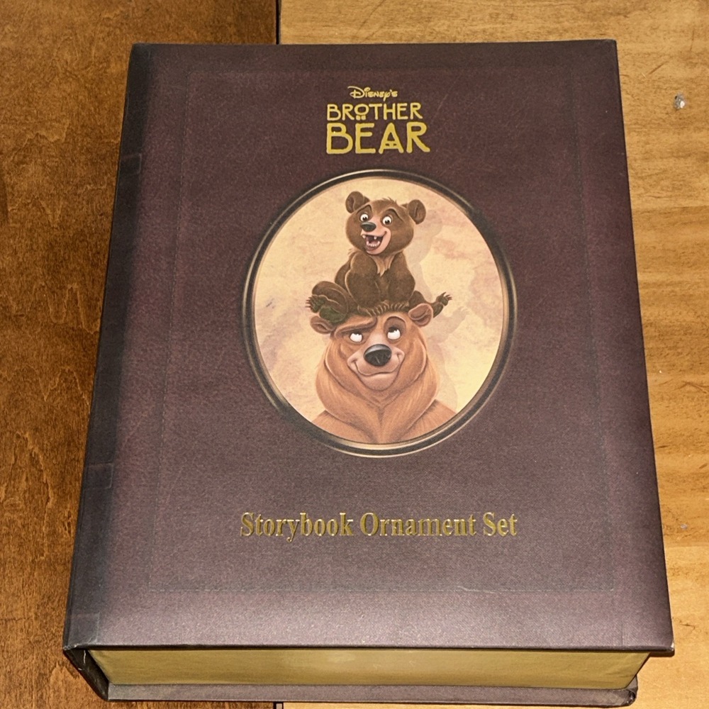 Disney's Brother Bear Storybook Ornament Set of‎ 5 Koda Kenai Rutt Tug Tuke